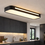 Minimalistische langwerpige LED-plafondlamp