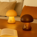 Tafellamp in paddenstoelvorm