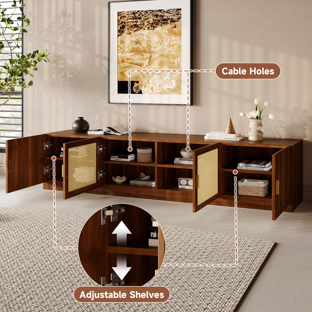 Birgit Rattan TV Stand