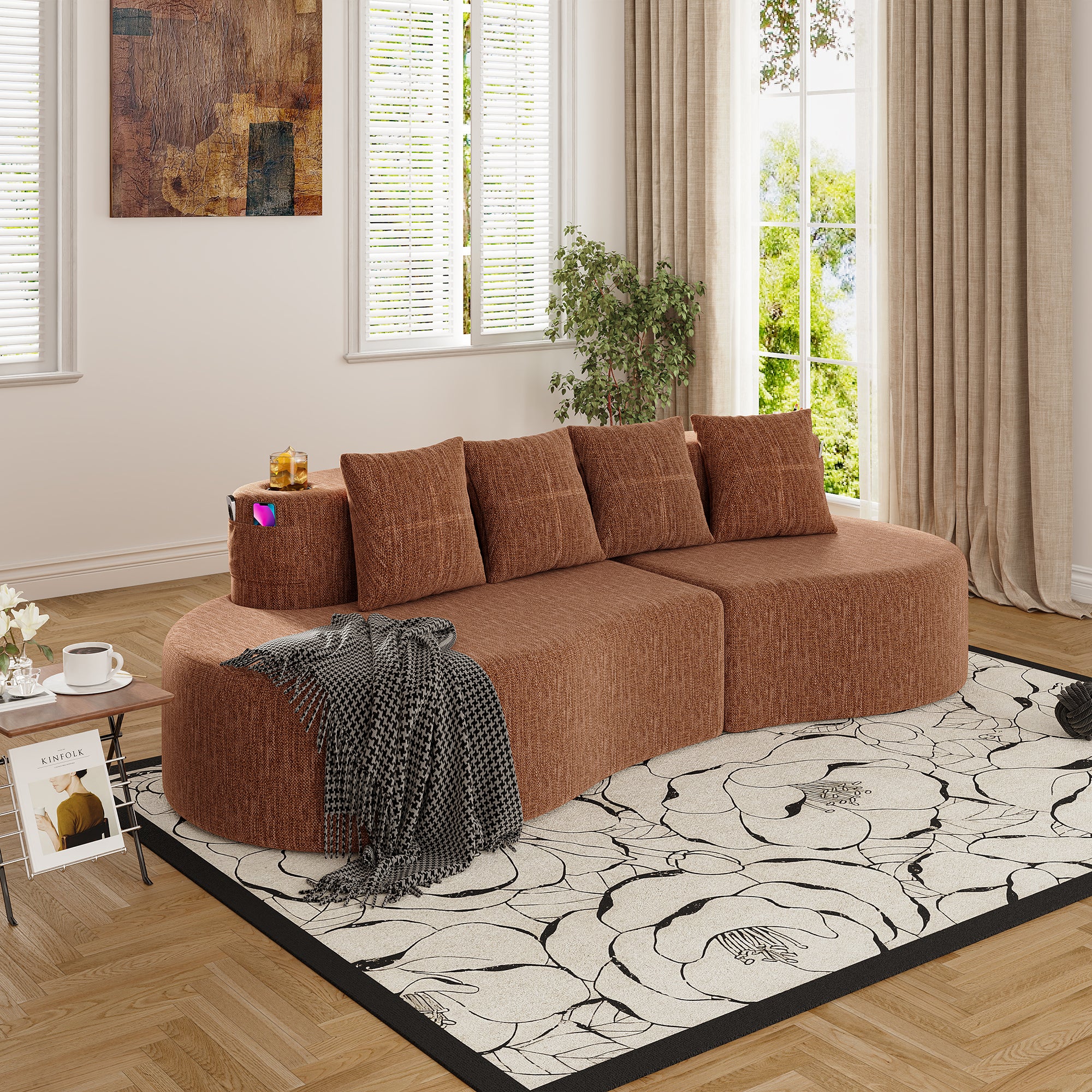 Aksel Curved Sofa