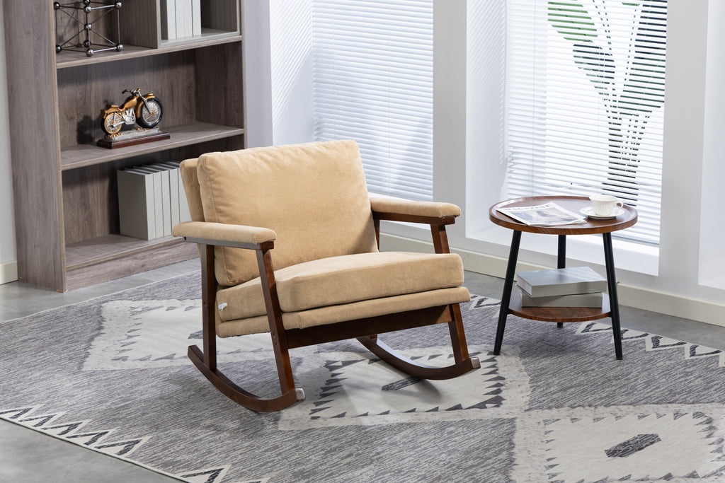 Gitte Velvet Rocking Chair