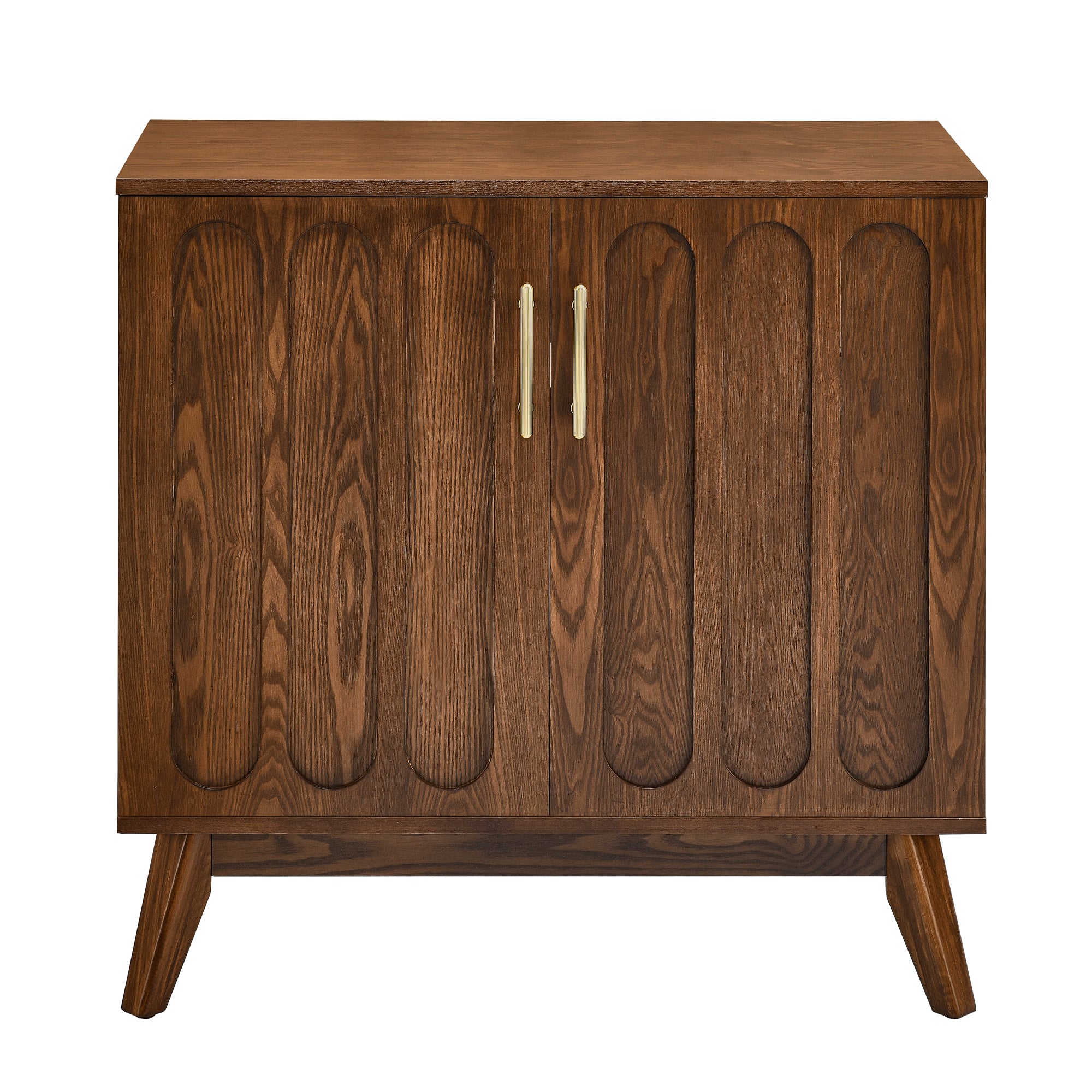 Tilde Fluted Walnut Cabinet