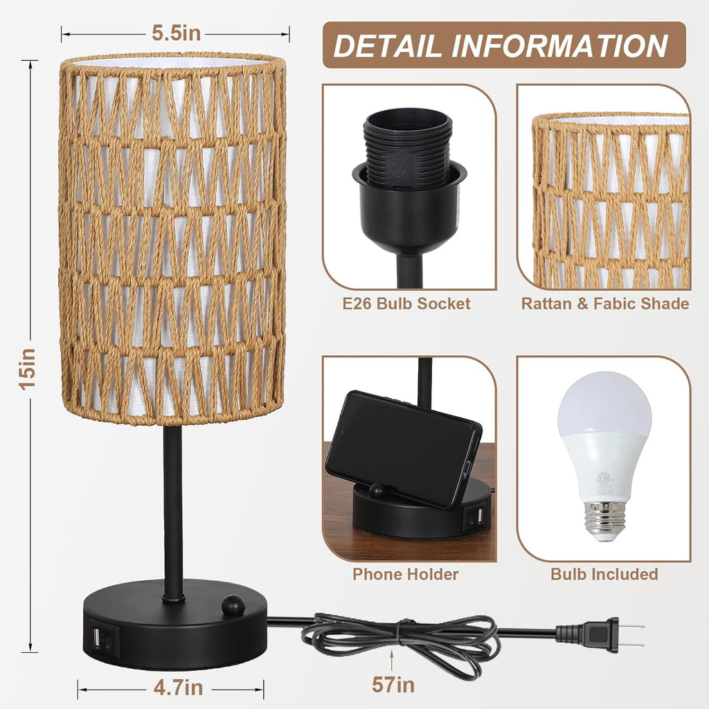 Didrik Boho Table Lamp