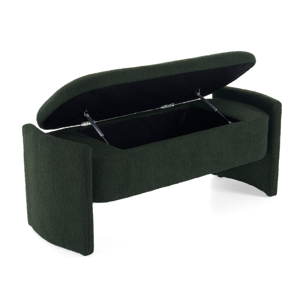Casper Storage Boucle Ottoman