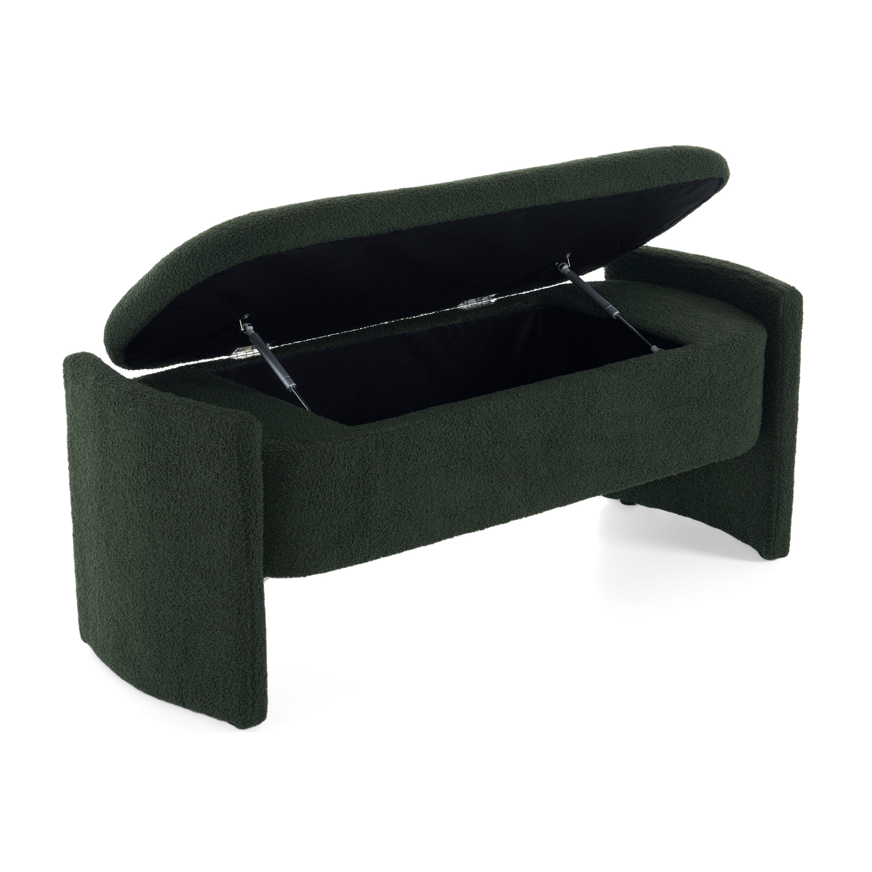 Casper Storage Boucle Ottoman