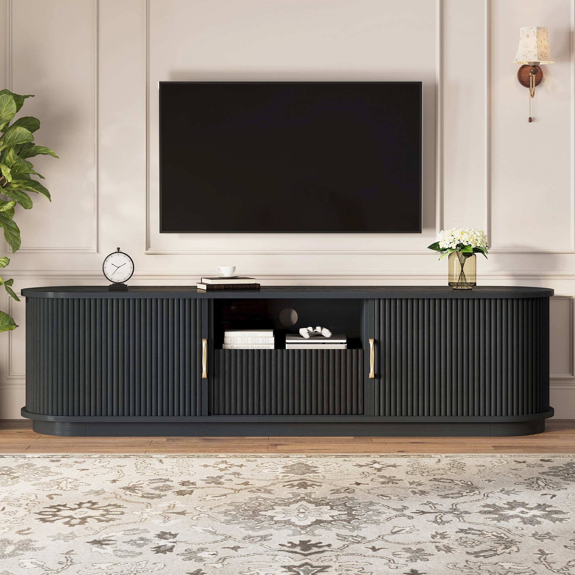 Alva Fluted TV Stand