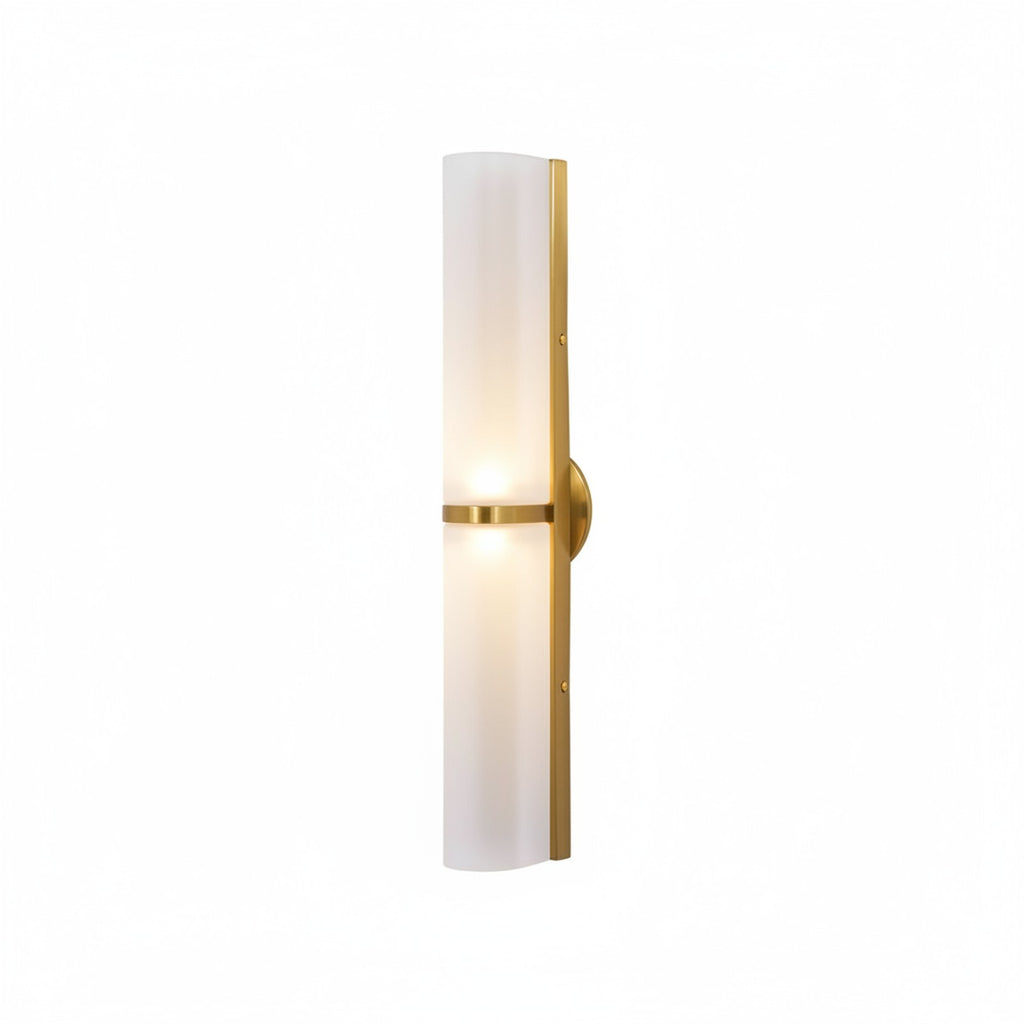 Slim Tube Wall Light on white background
