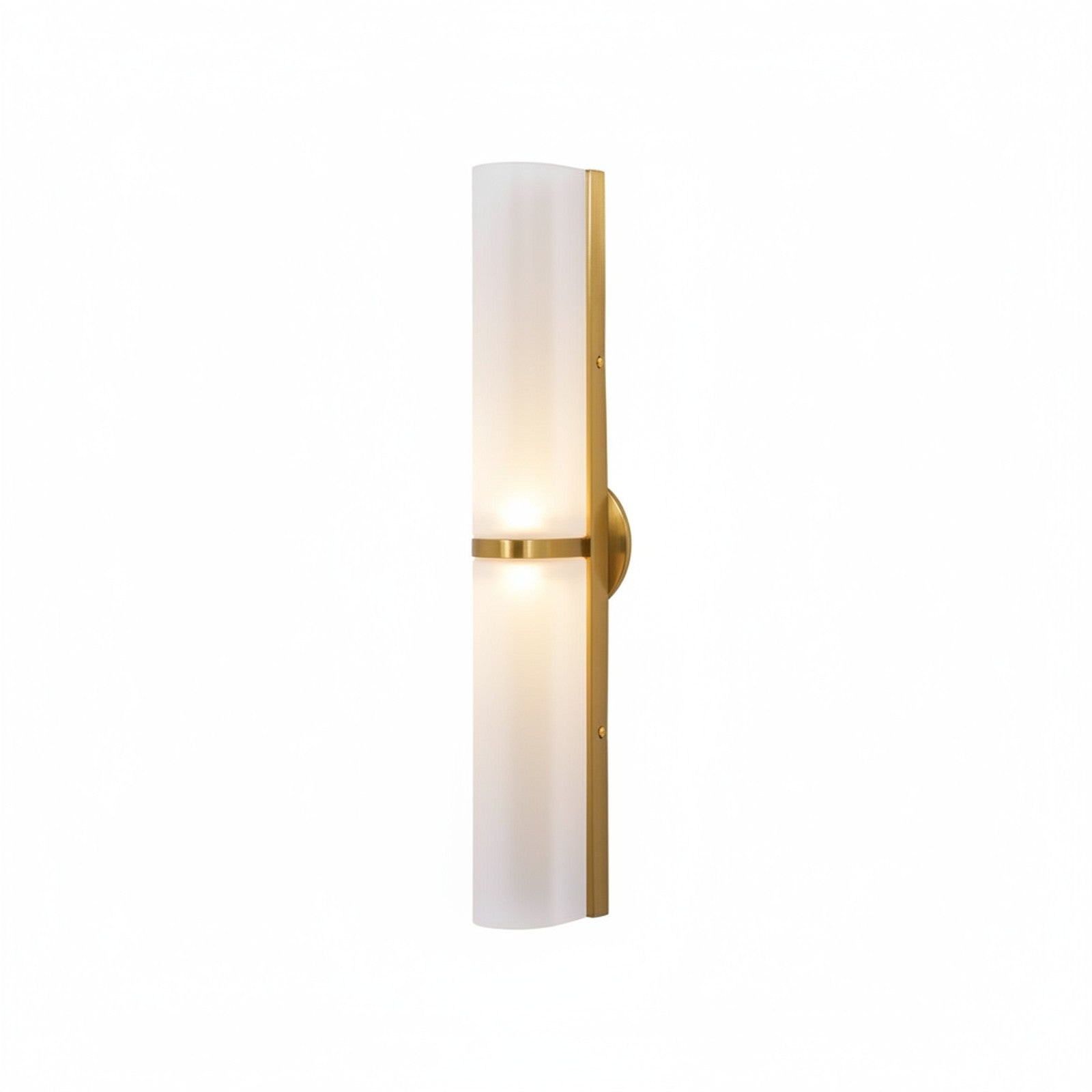 Slim Tube Wall Light on white background
