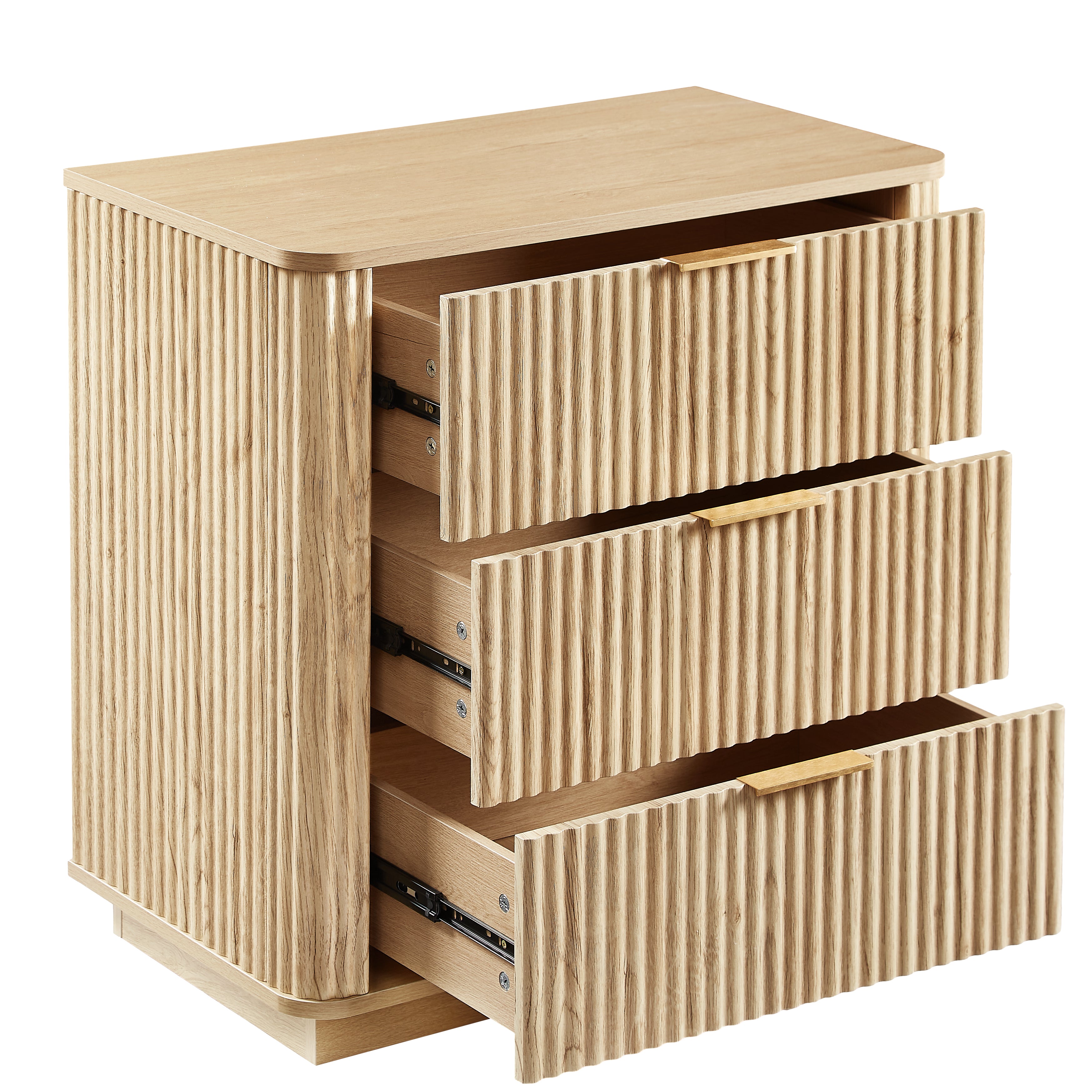 Calla Curved Oak Dresser