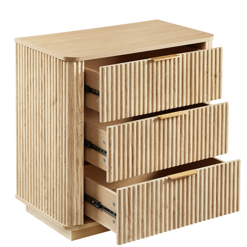 Calla Curved Oak Dresser