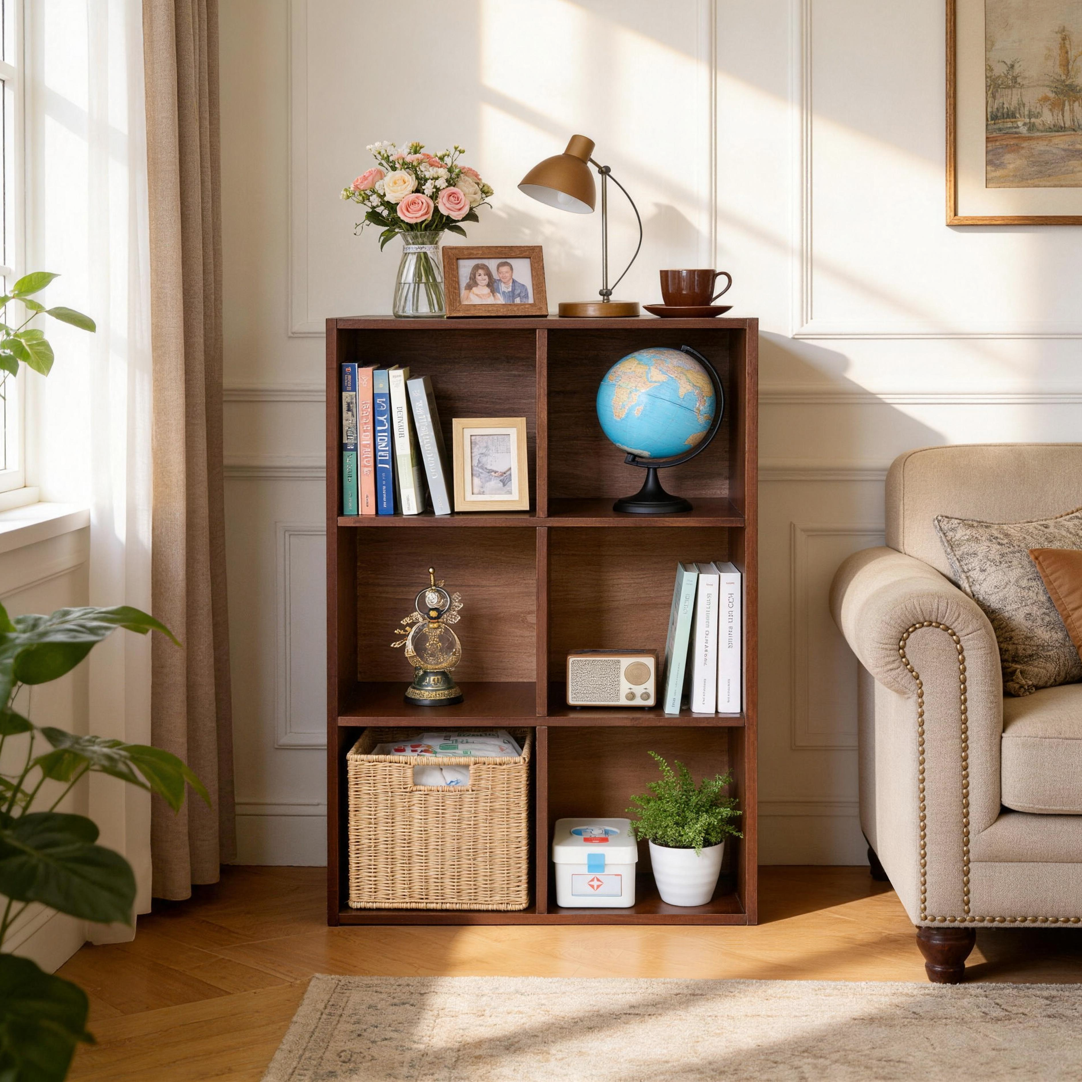 Jorgen Solid Wood Bookshelf