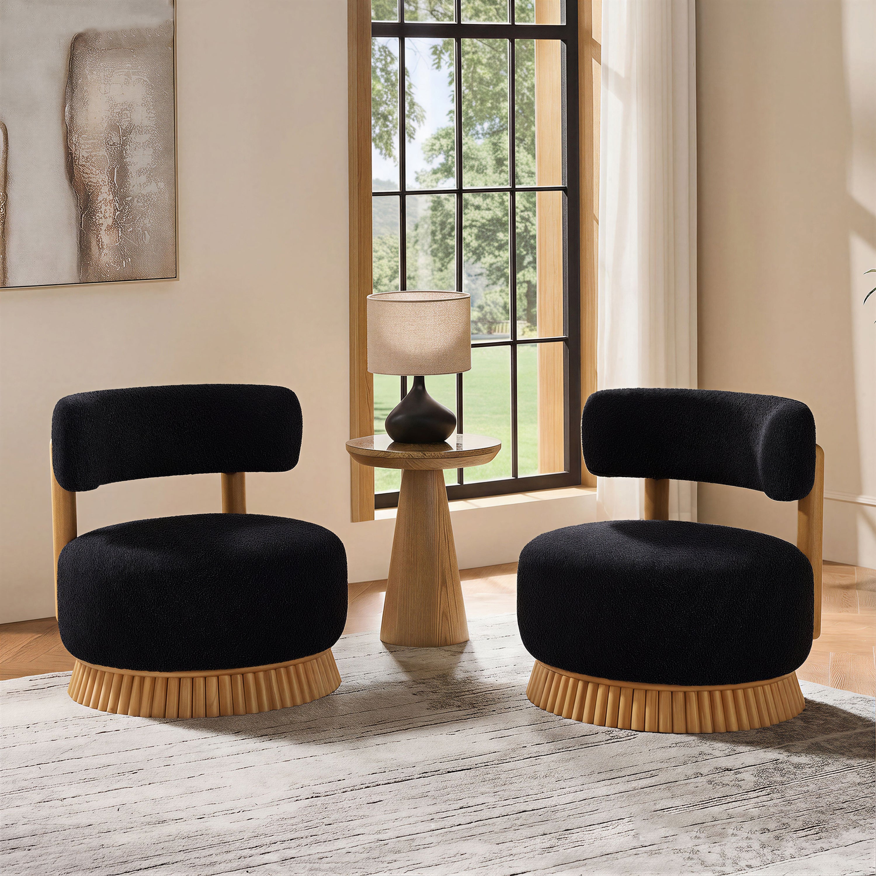 Dagny Boucle Accent Chair