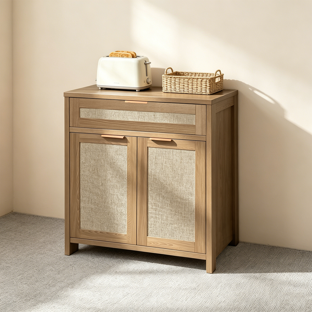 Ivalu Storage Rattan Cabinet