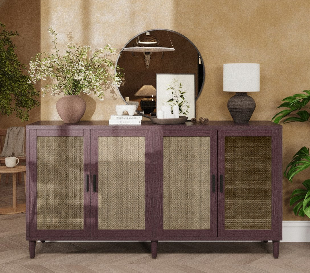 Kari Storage Rattan Cabinet