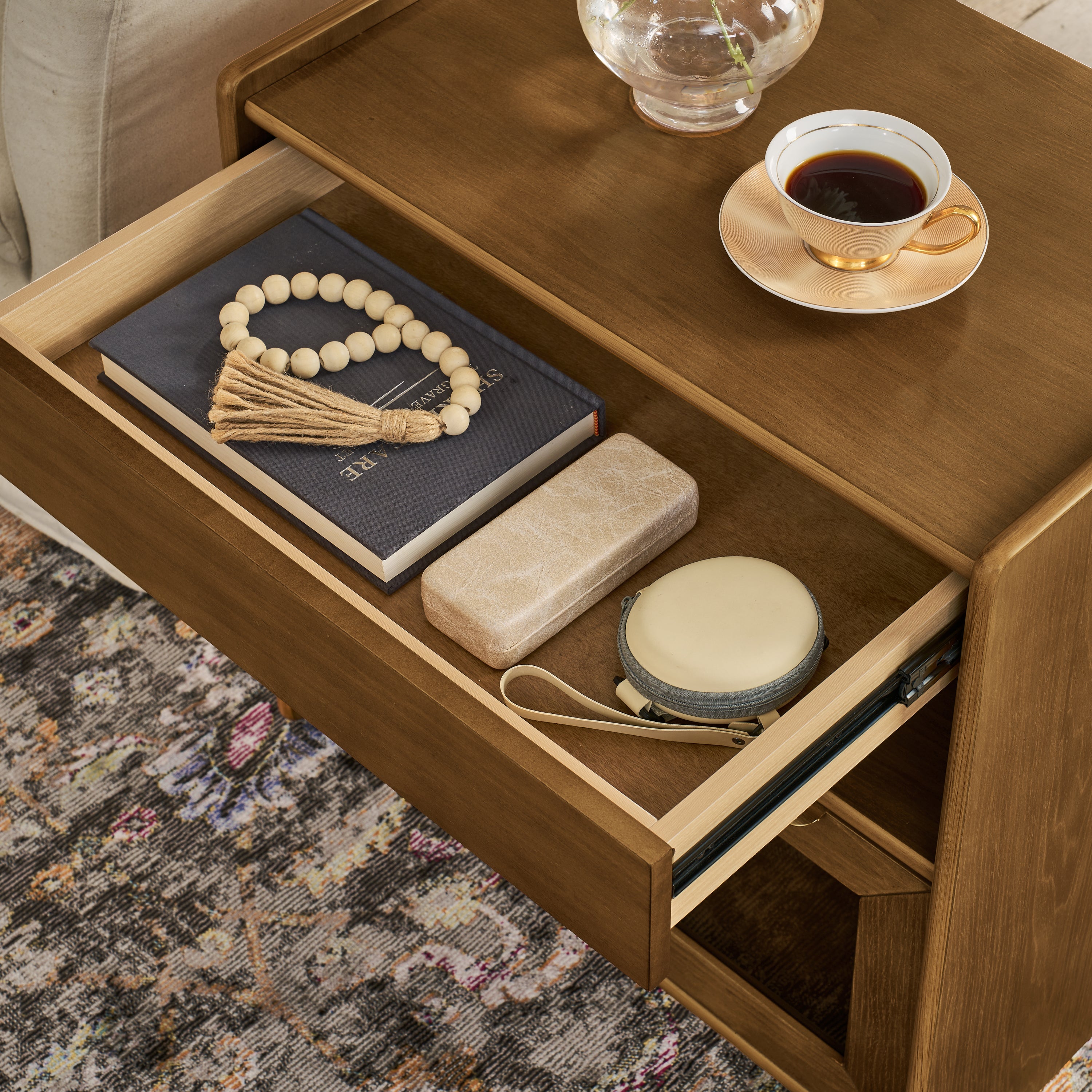 Vera Walnut Nightstand