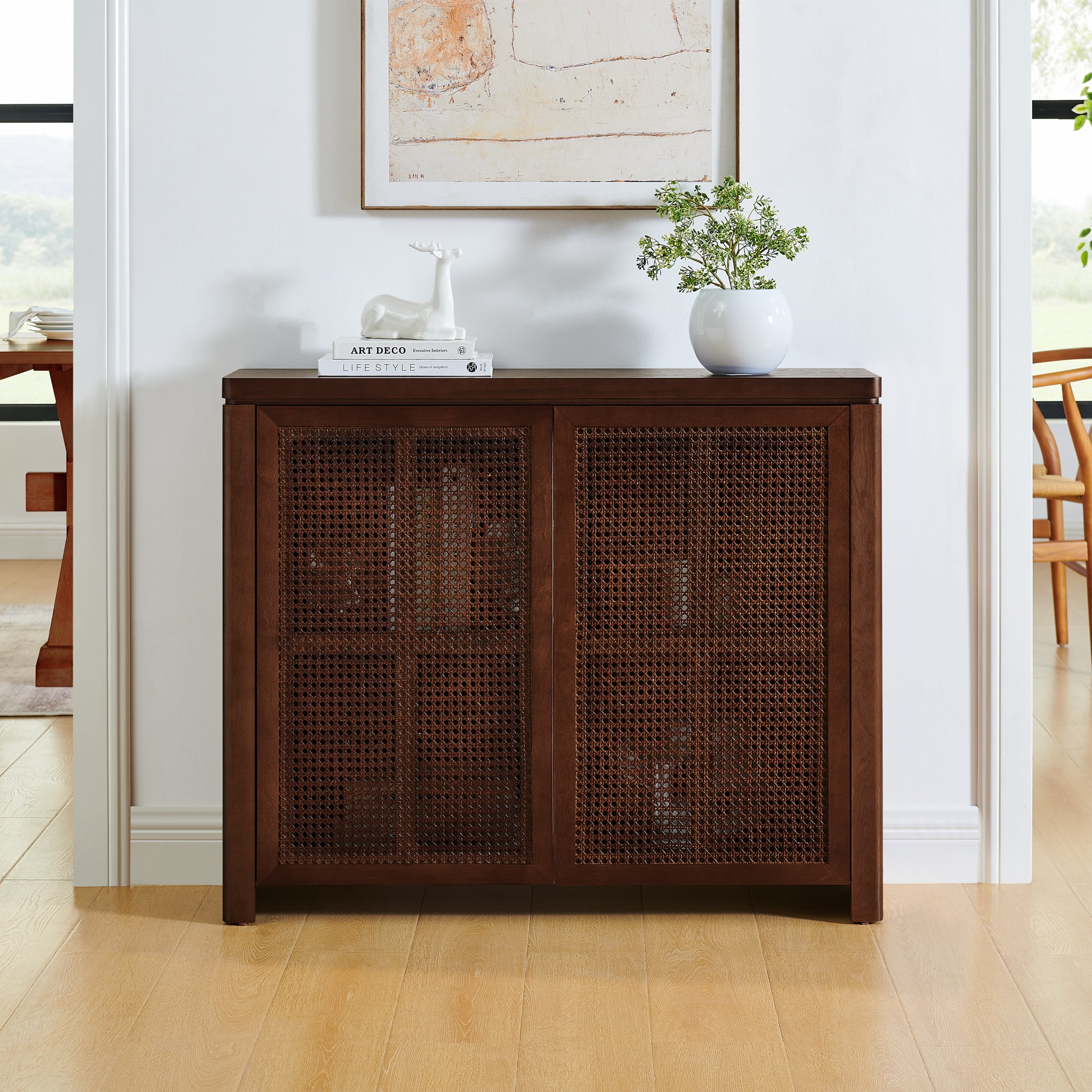 Moa Storage Walnut Cabinet