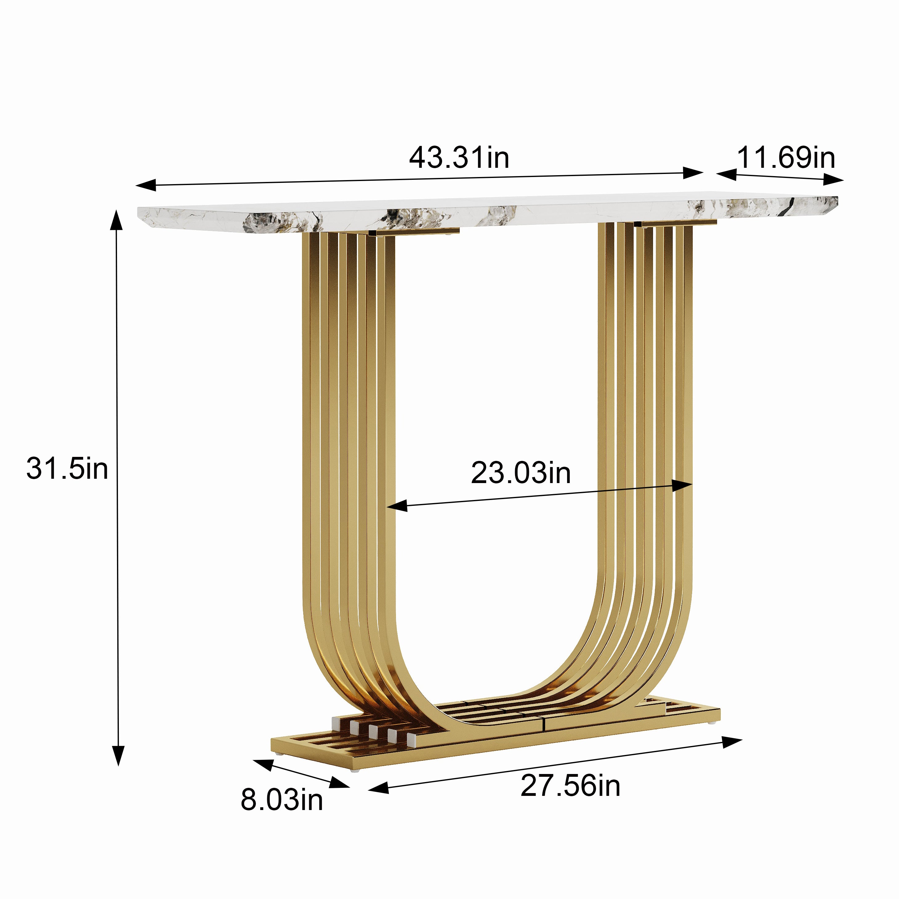 Jonna Marble Console Table