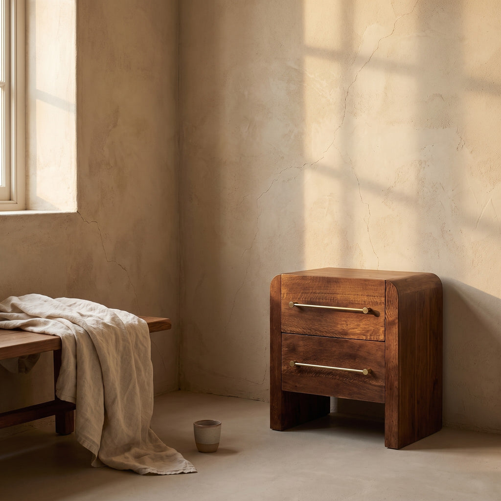 Ingo Solid Wood Nightstand