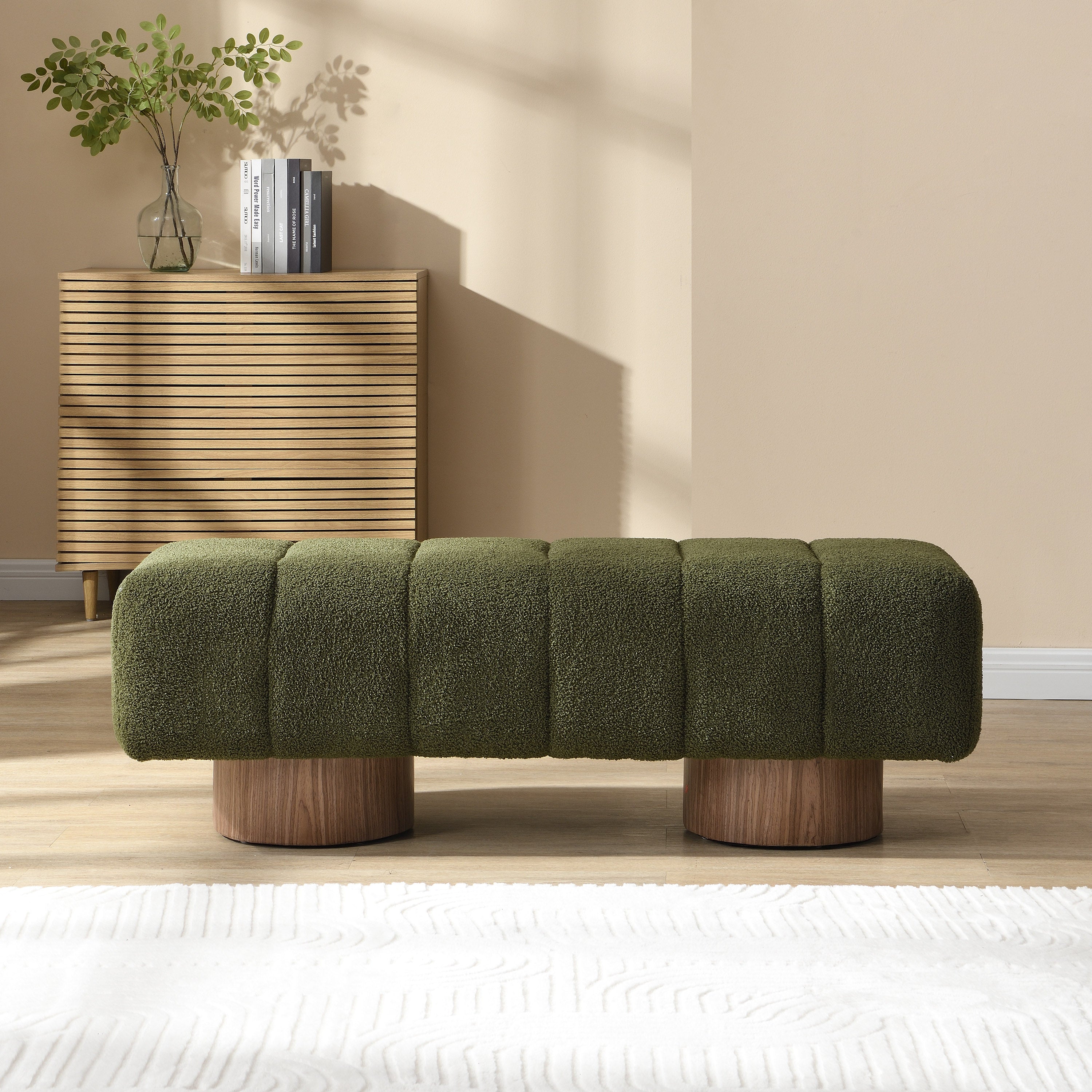 Birgit Boucle Bench