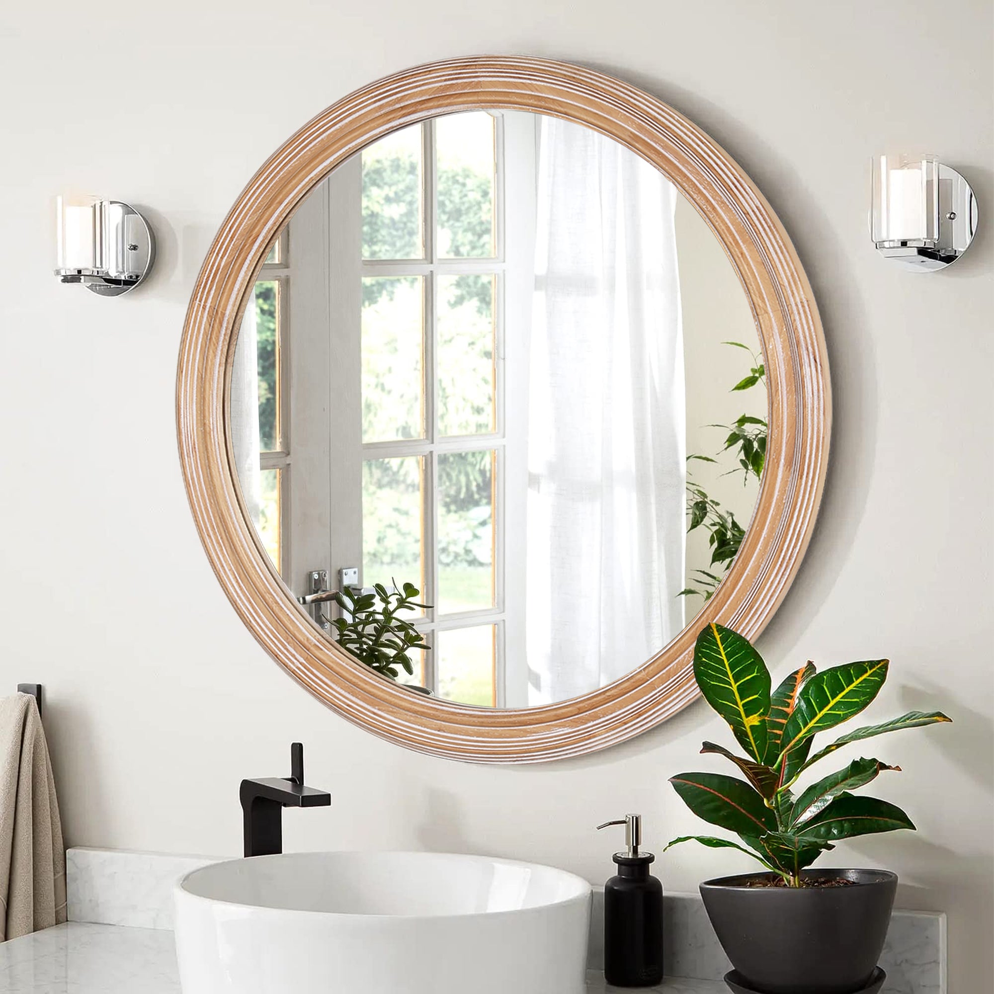 Jarl Round Wall Mirror