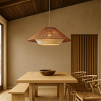 Japandi bamboe hanglamp