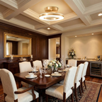 Ronde LED ring plafondlamp voor rustig licht