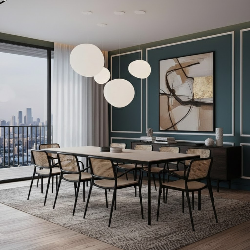 Moderne ovale hanglamp met witte glazen kap in meerdere maten