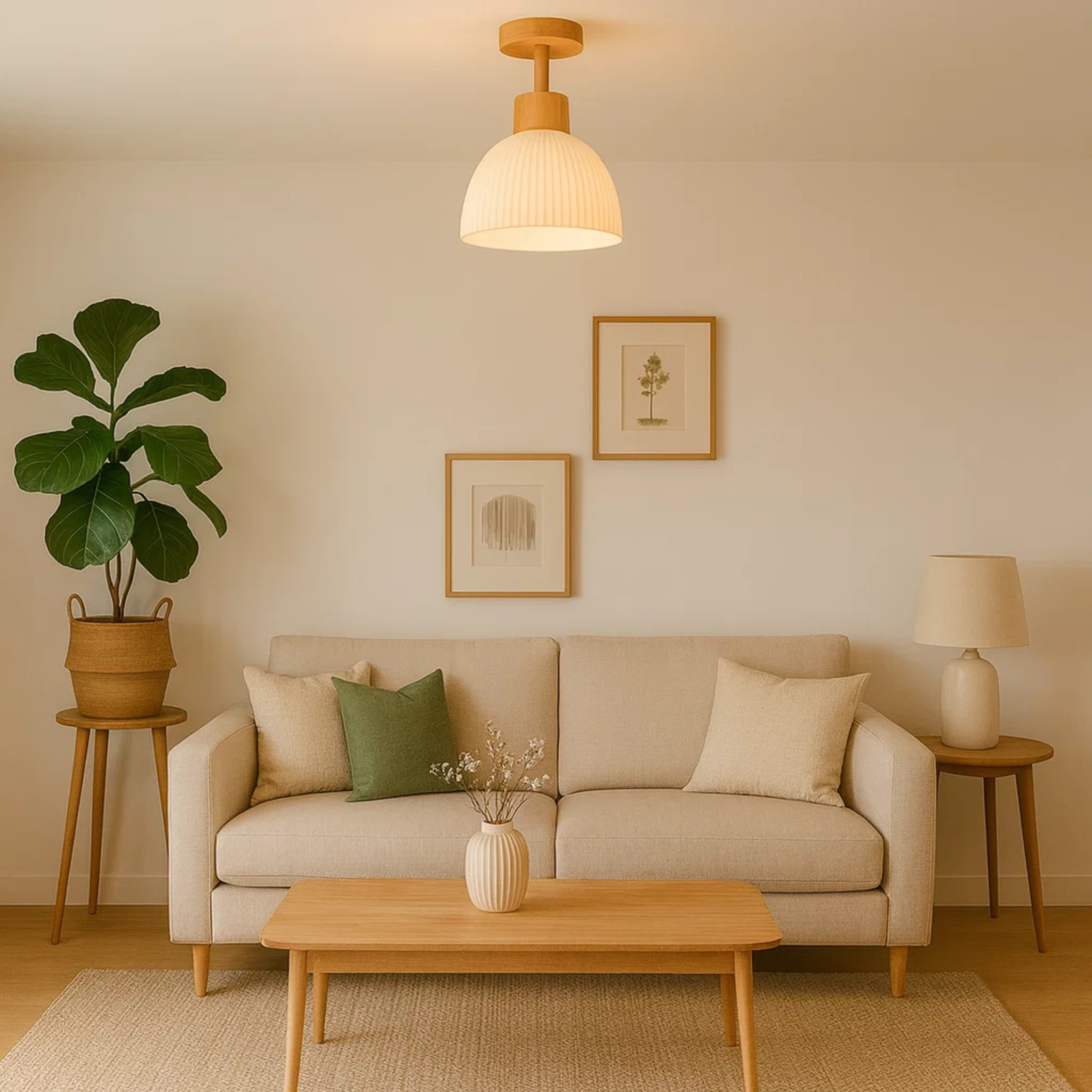 Mid-Century-Deckenleuchte für eine warme Atmosphäre