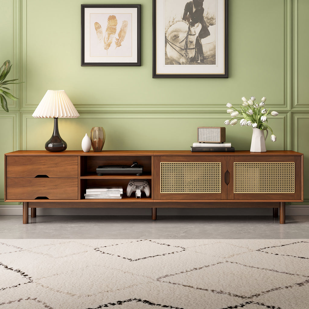 Dagmar Rattan TV Stand