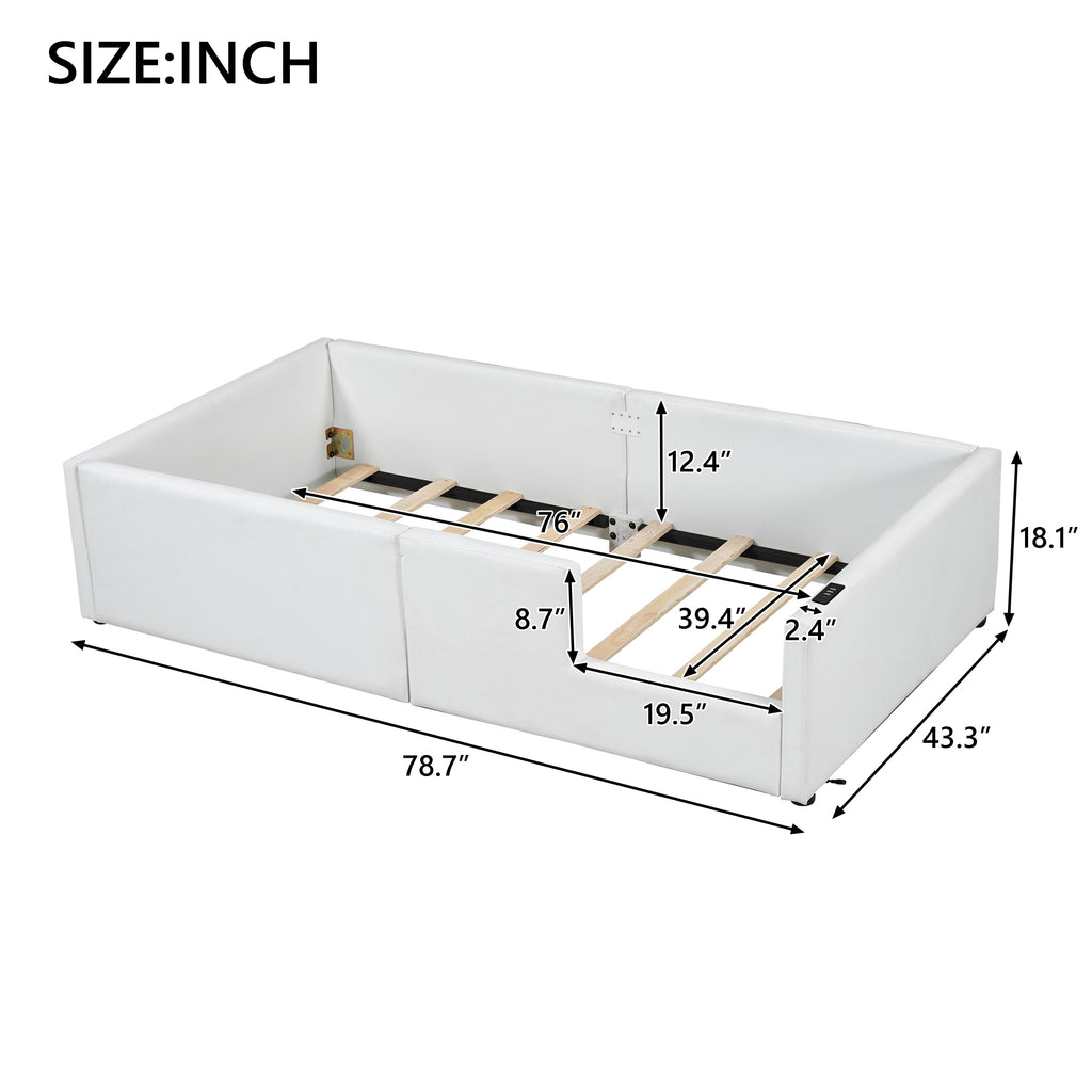 Vigga Twin Platform Bed Frame