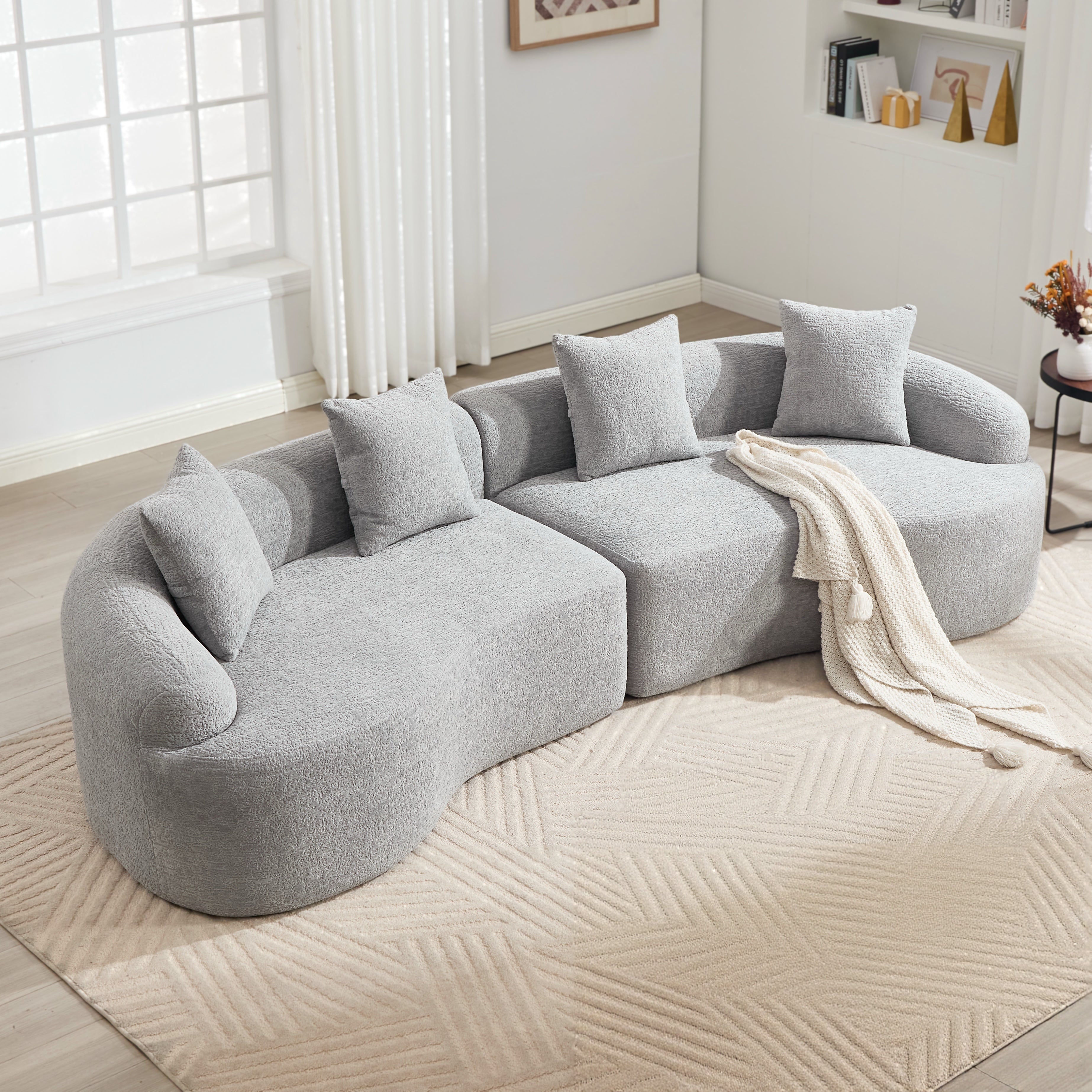 Valdis Curved 110" Sofa