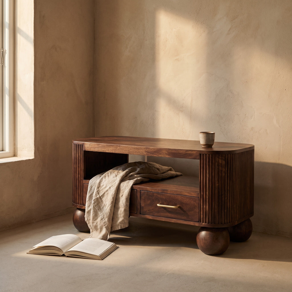 Lidia Solid Wood Coffee Table