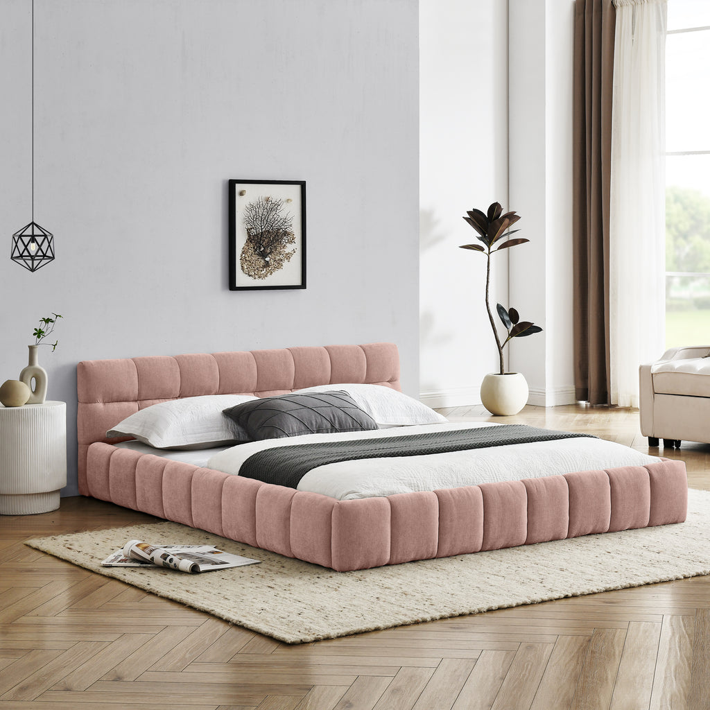 Pia Round Queen Platform Bed Frame