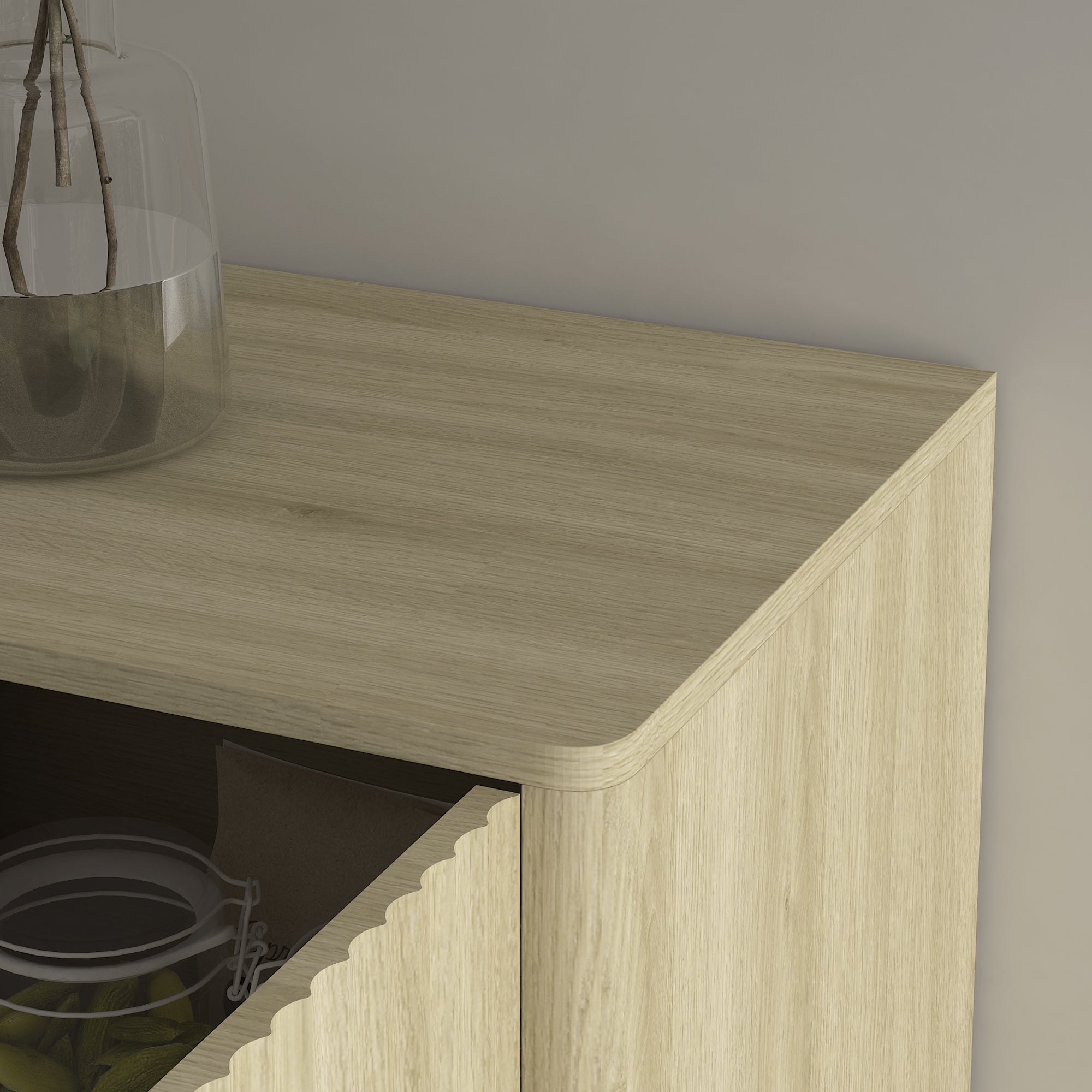 Dorte Fluted Sideboard