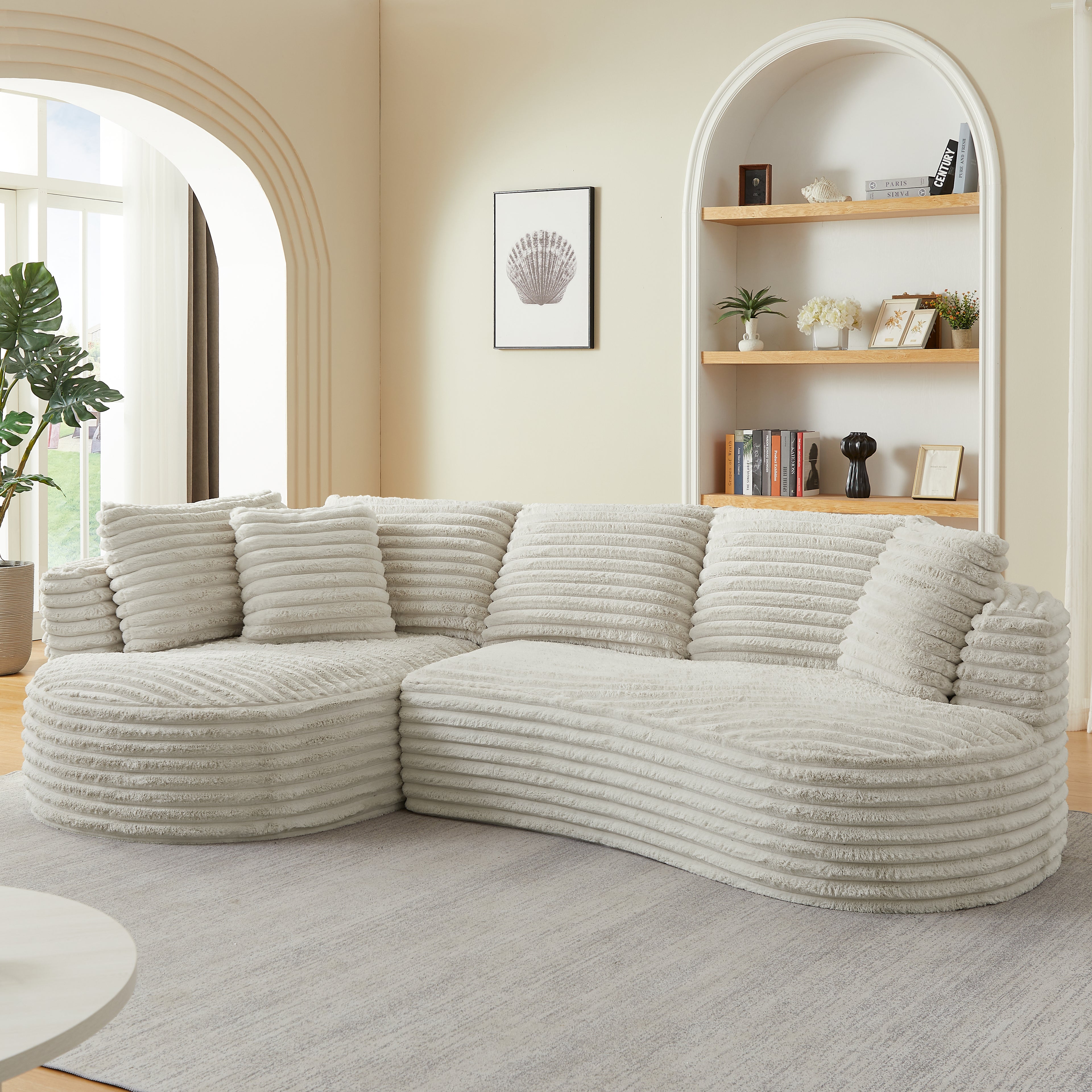 Gunda Curved Sectional Sofa