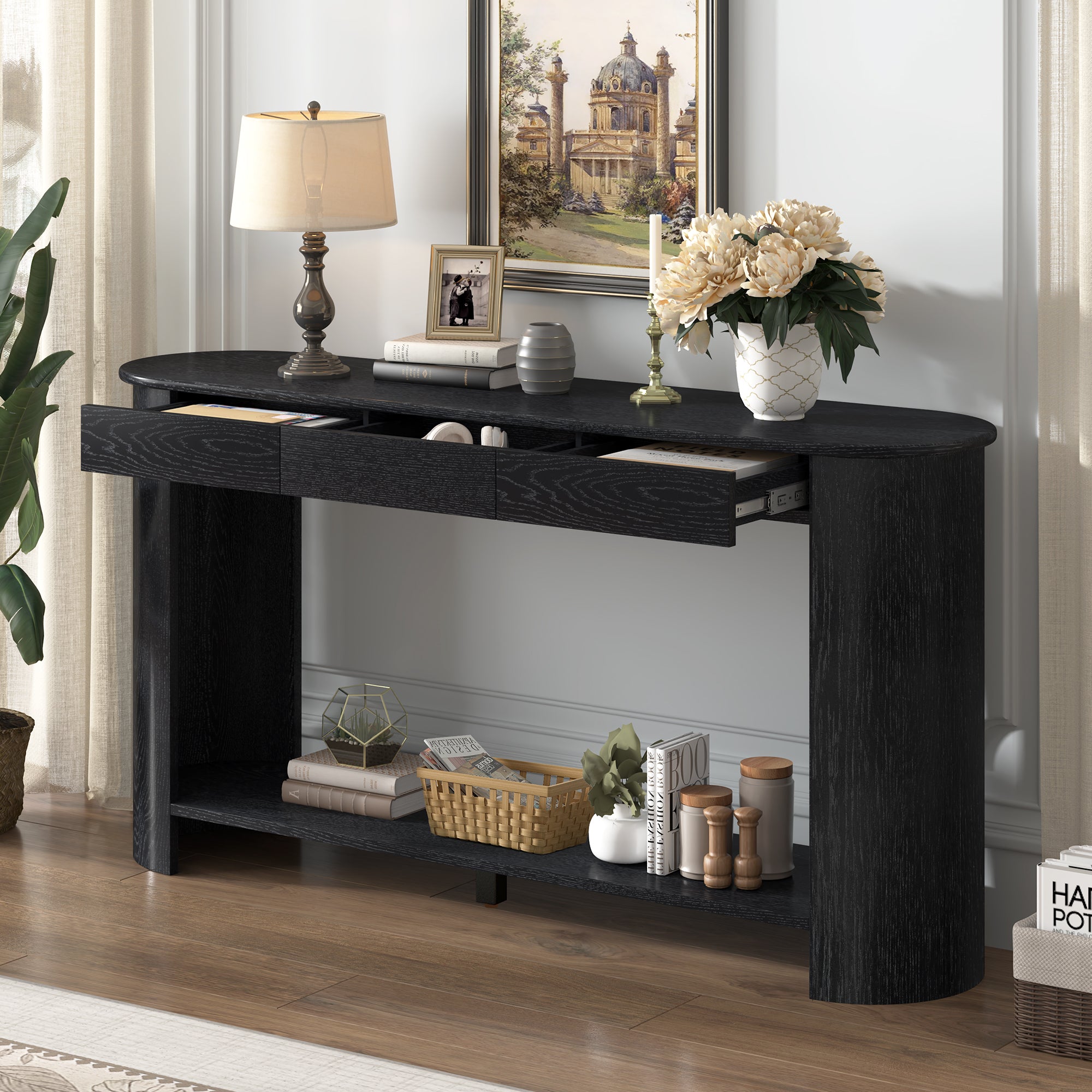 Ragna Oak Console Table