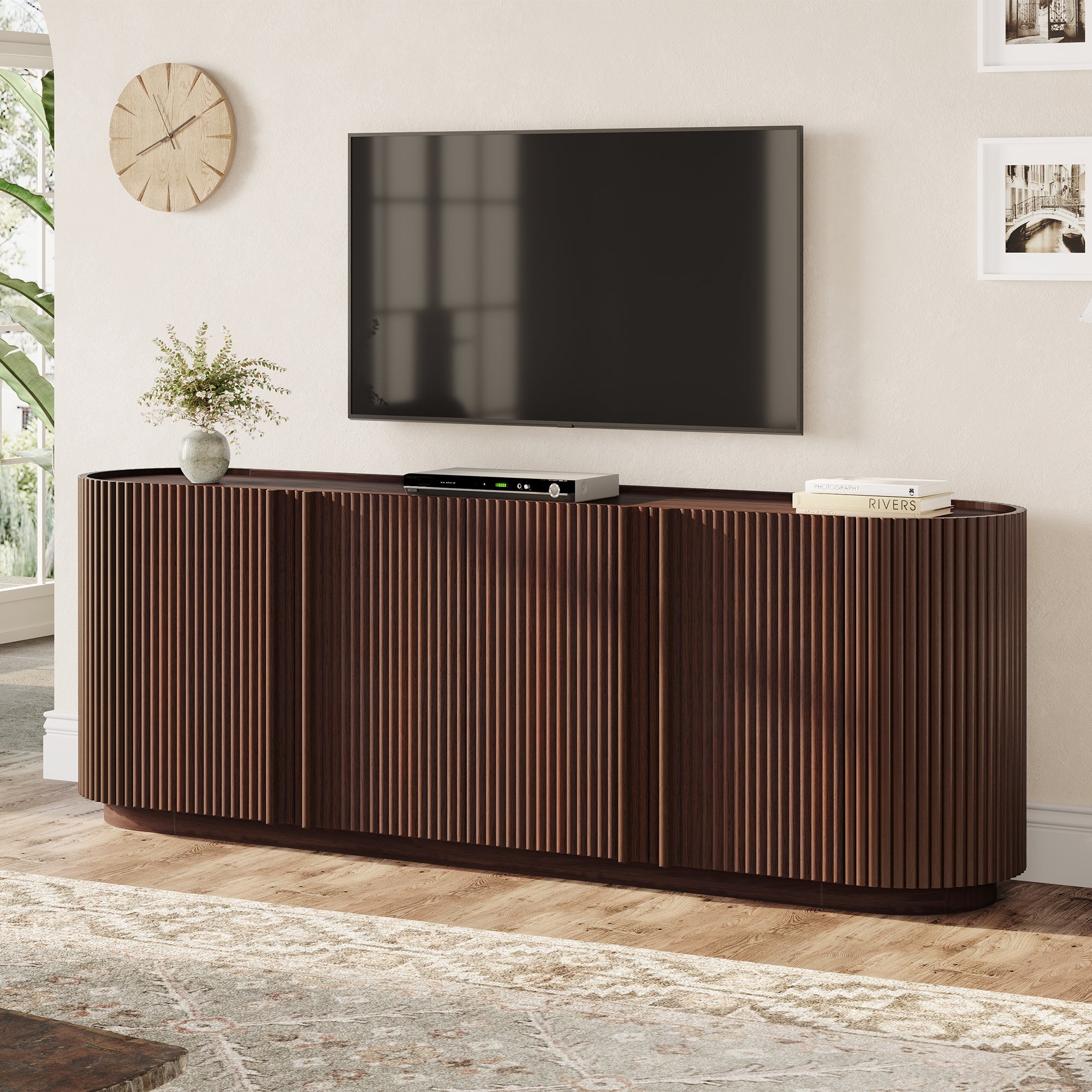 Elin Fluted TV Stand