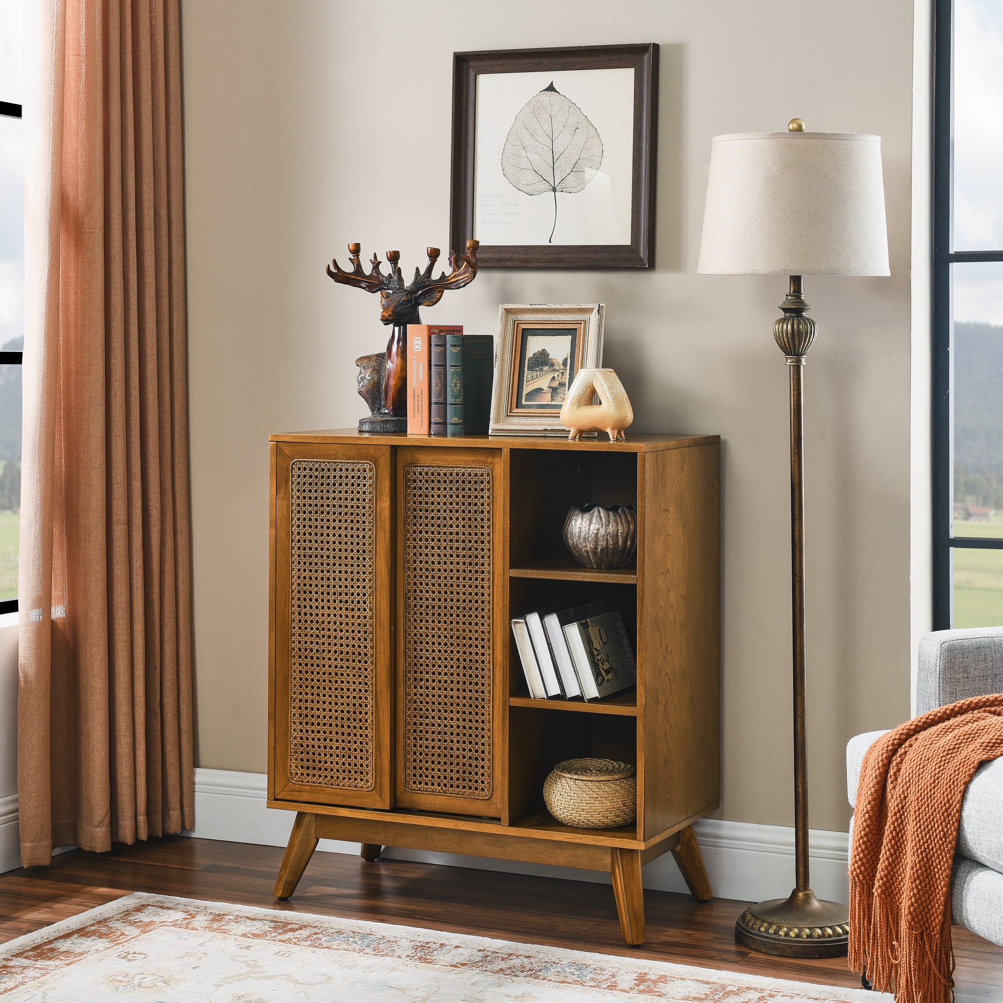 Eldrid Rattan Sideboard