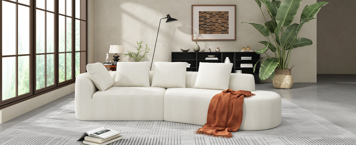 Dagny Curved 116" Sofa
