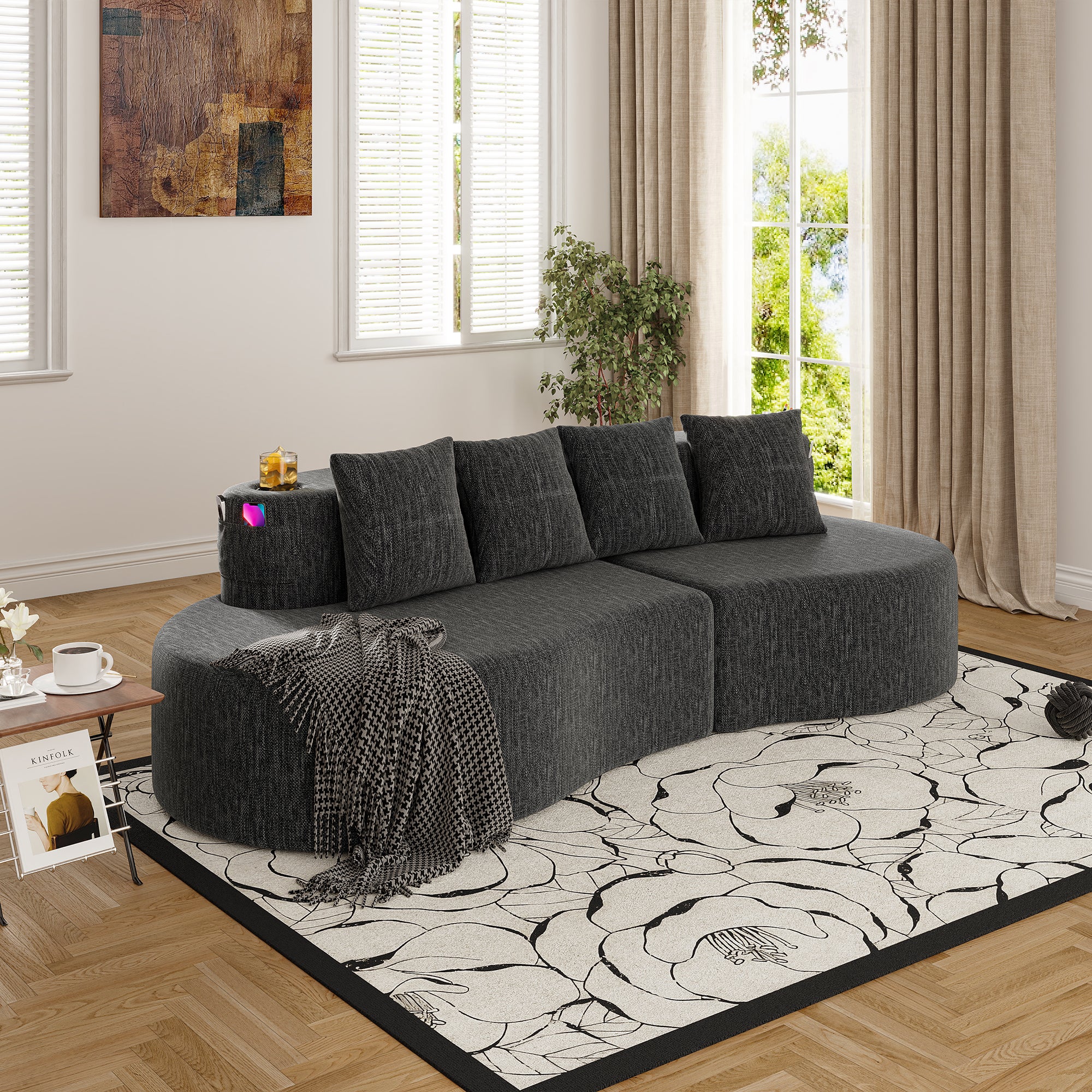 Aksel Curved Sofa