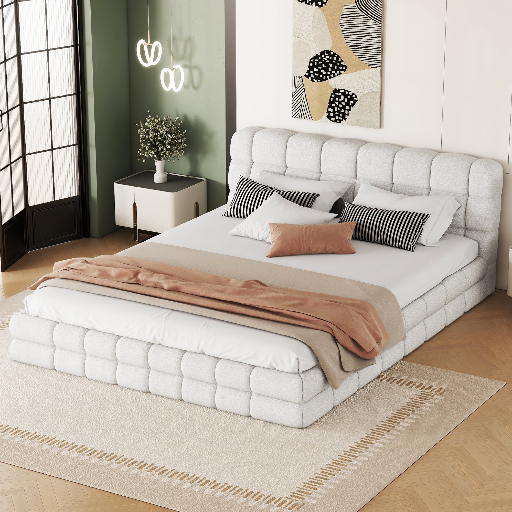 Hege Queen Platform Bed Frame