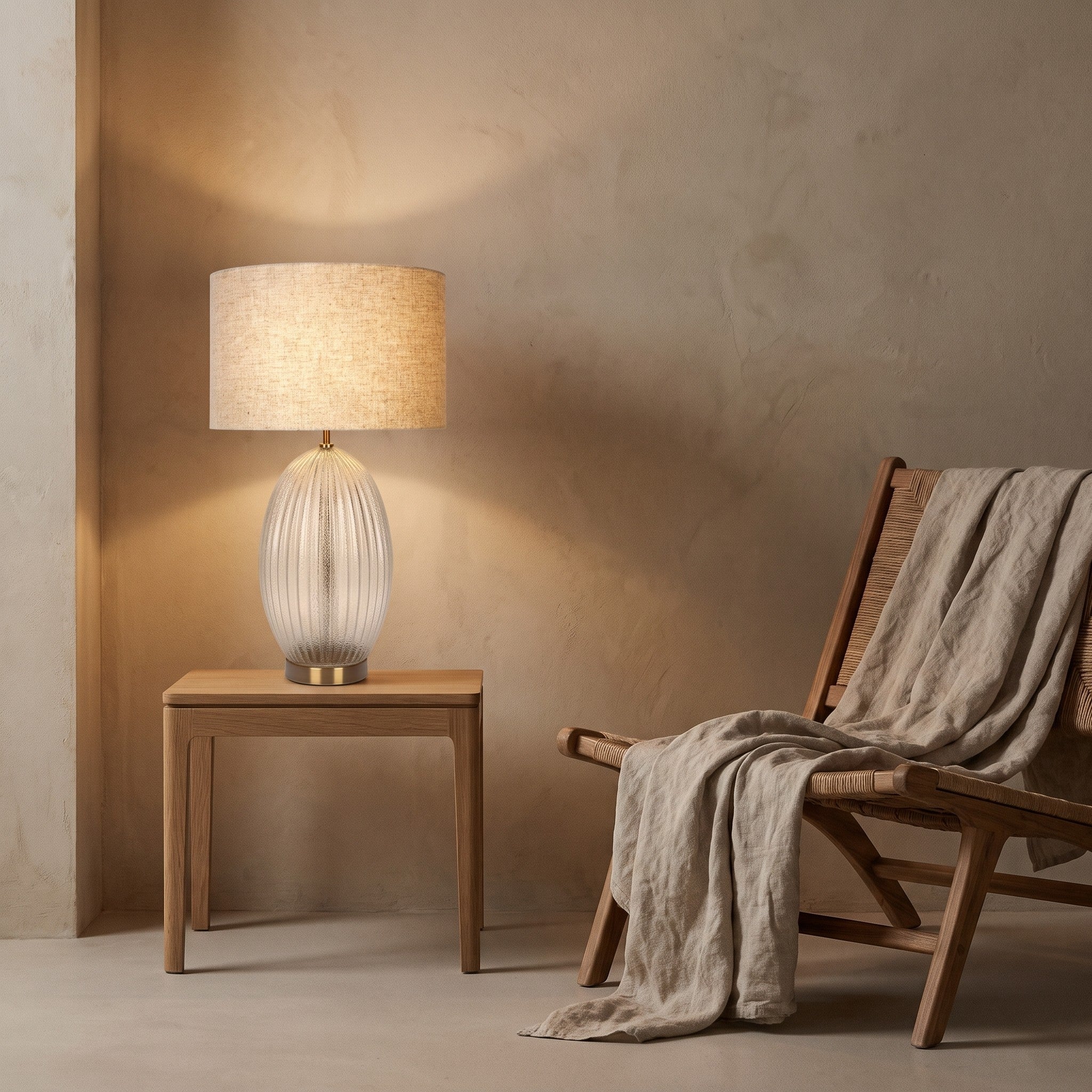 Njorun Ribbed Table Lamp
