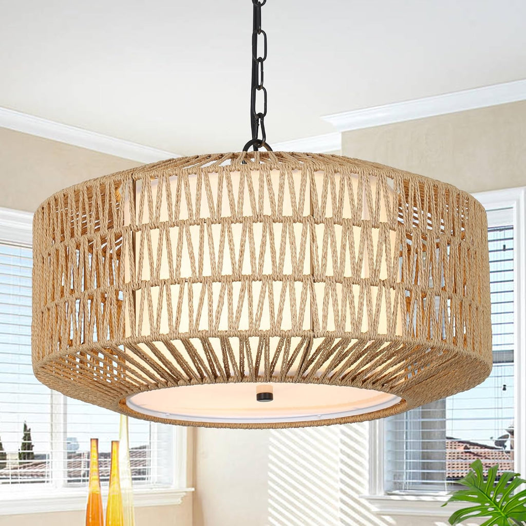 Pilvi Rattan Chandelier