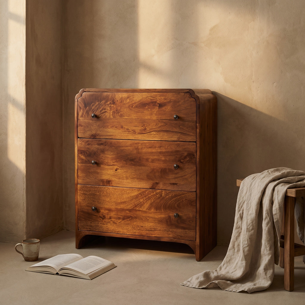 Fenja Solid Wood Chest of Drawers
