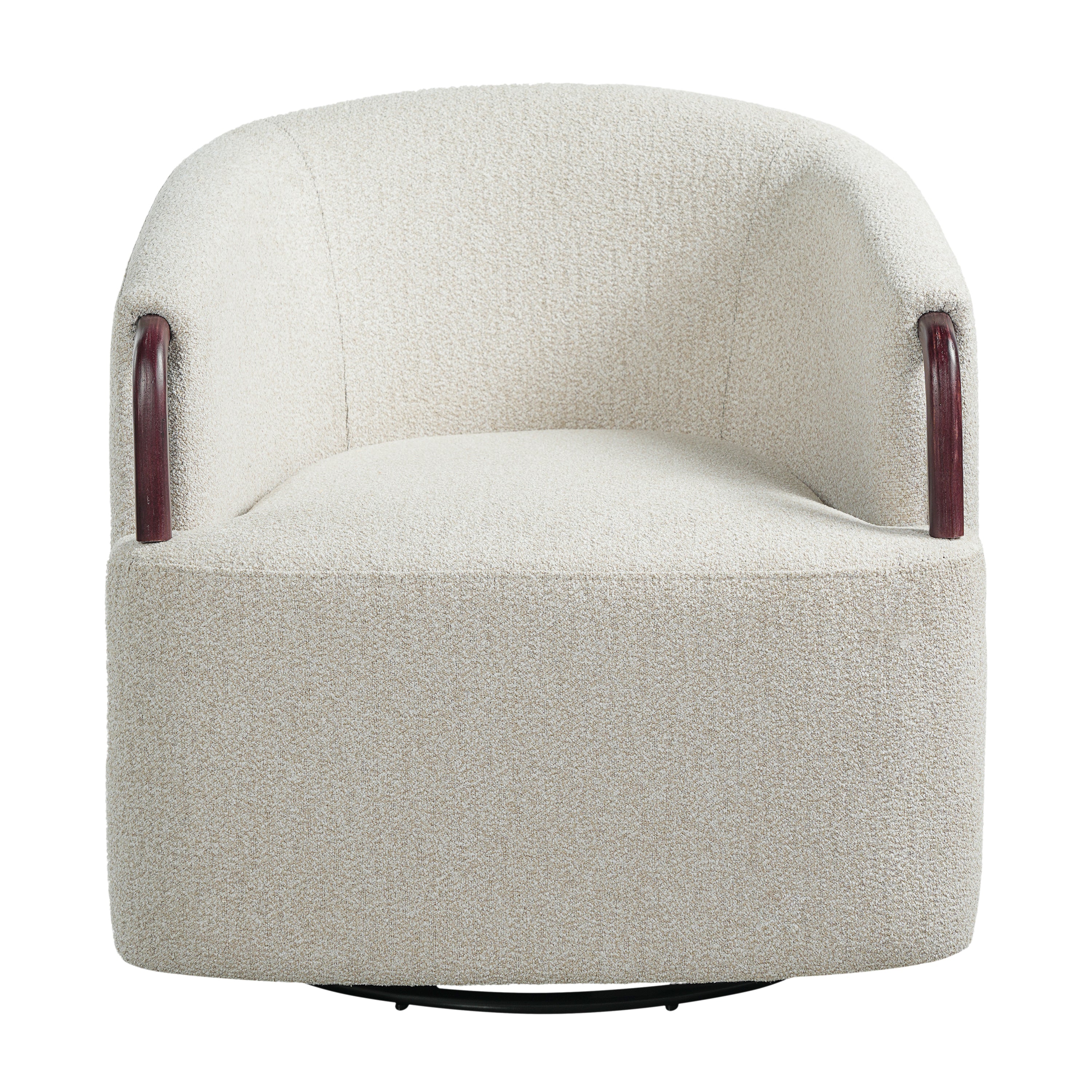 Freja Barrel Boucle Accent Chair