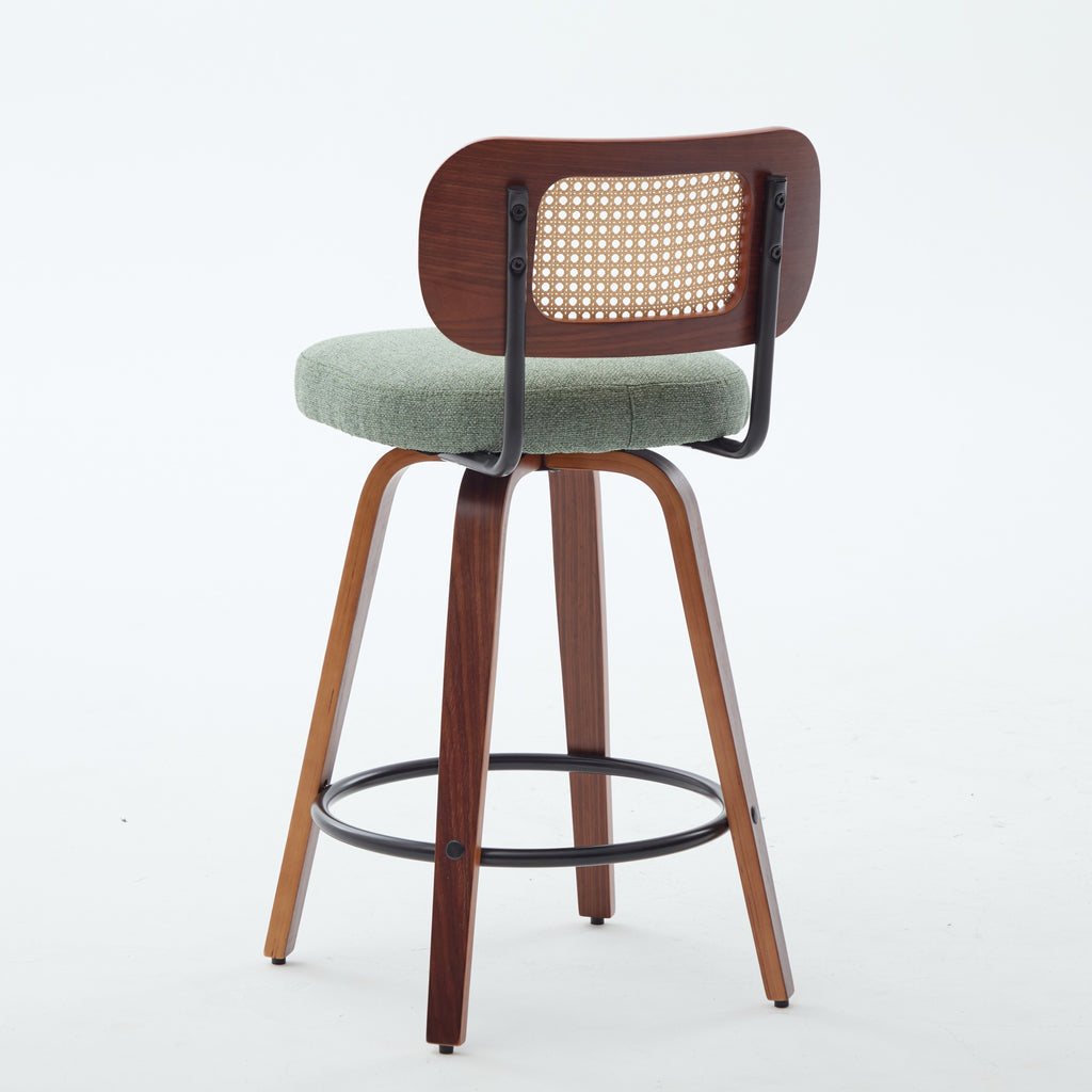 Paal Walnut Counter Stool (Set of 2)