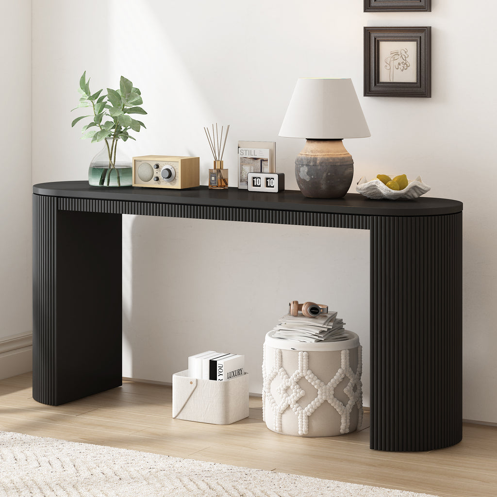 Jenrik Curved Console Table