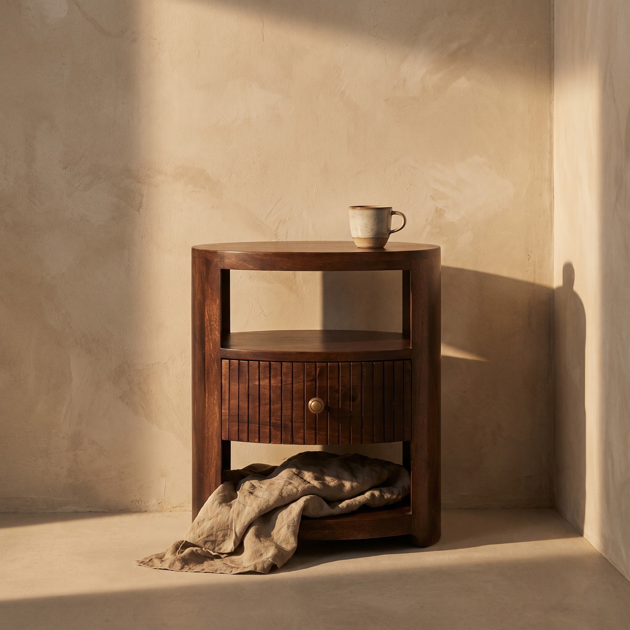 Vetle Solid Wood Nightstand