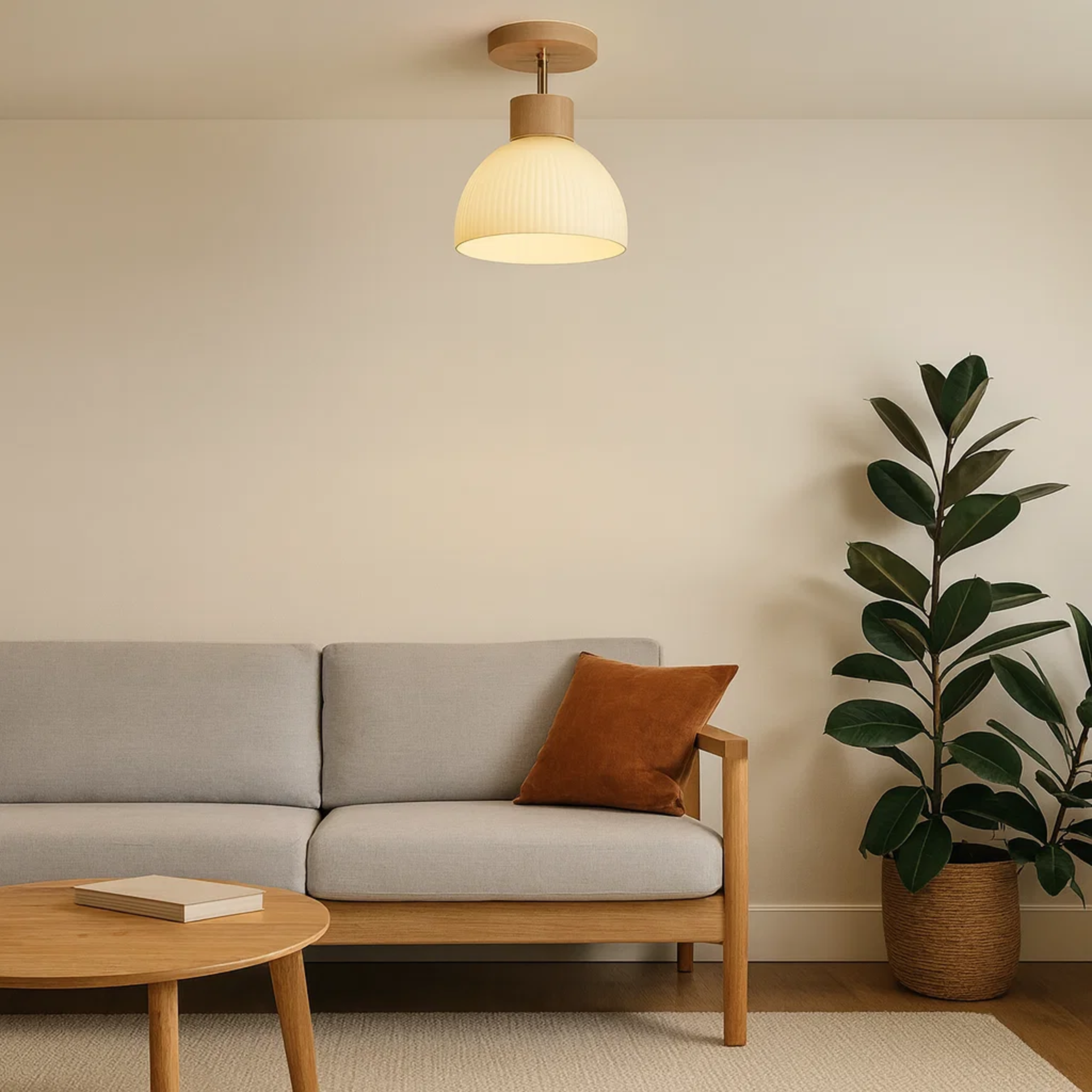 Mid-Century-Deckenleuchte für eine warme Atmosphäre