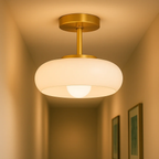 Vintage ronde retro plafondlamp